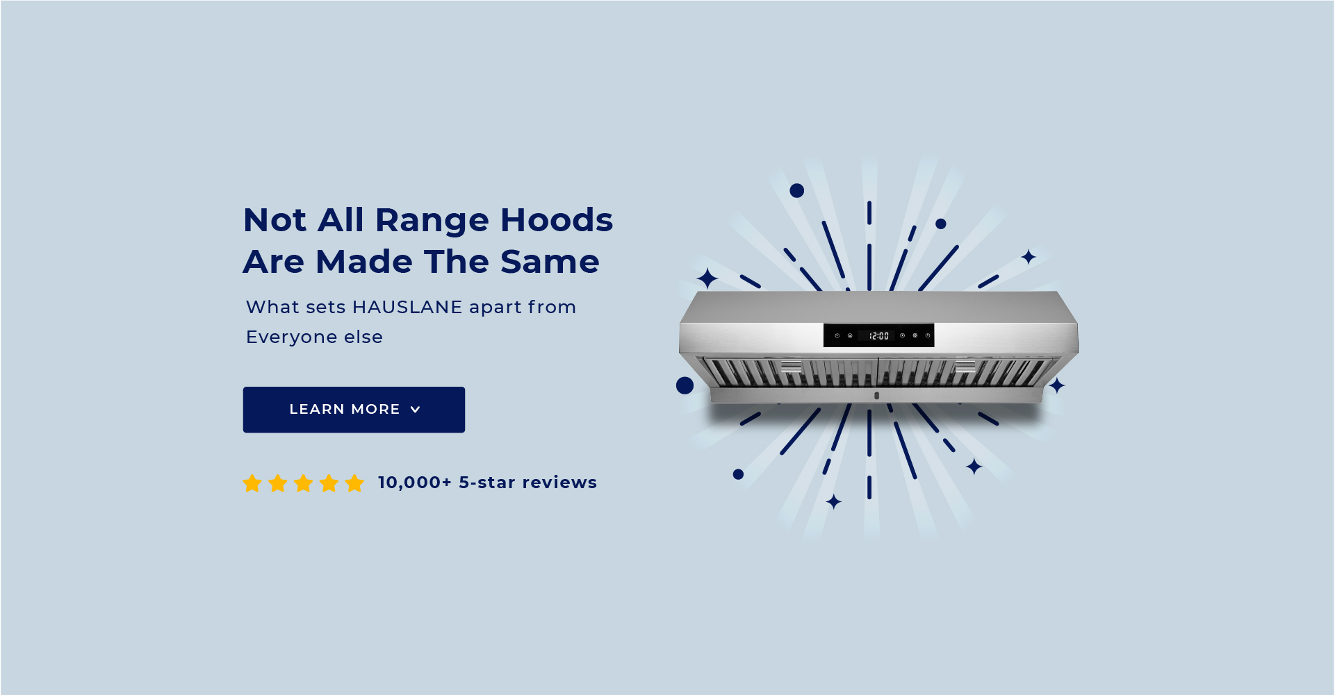 Not all range hoods are mad the same
