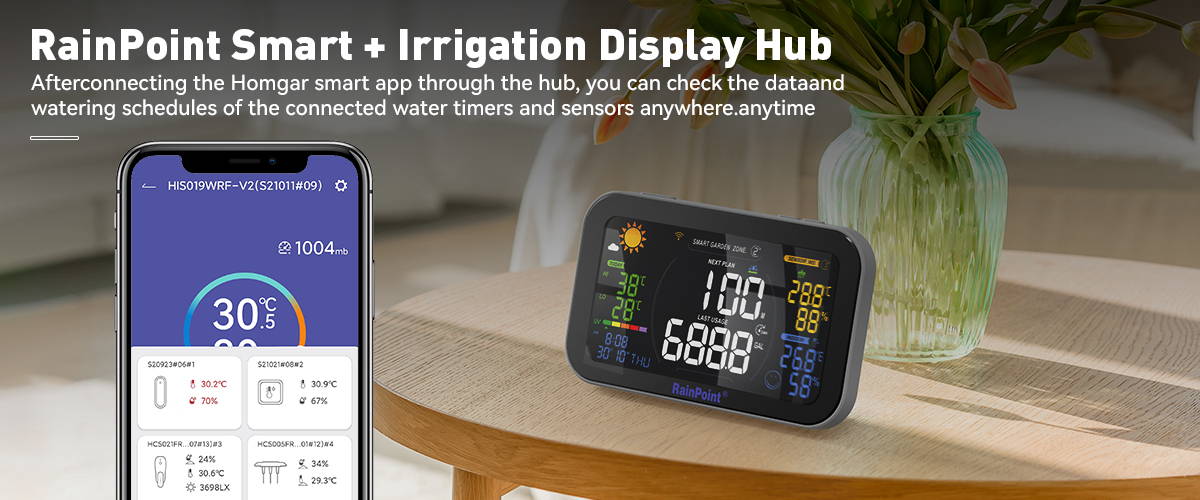 RainPoint Smart + Irrigation Display Hub