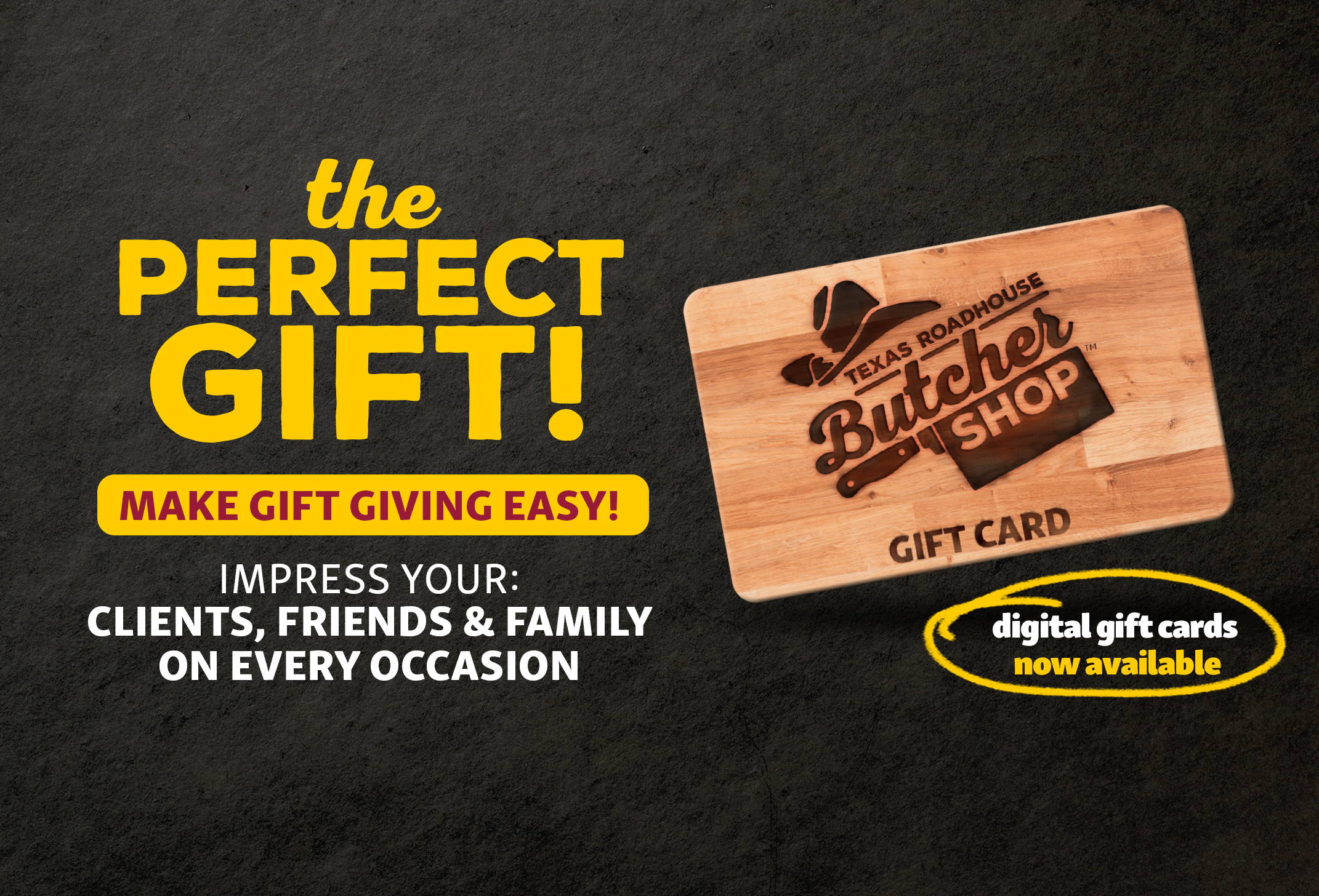 Gift Cards - The perfect gift!