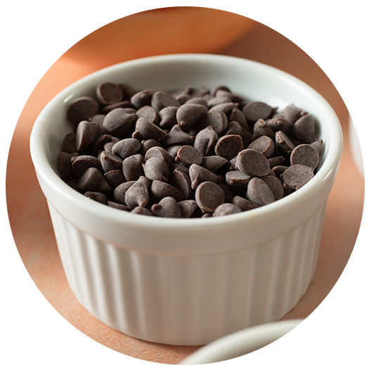 bowl of mini chocolate chips