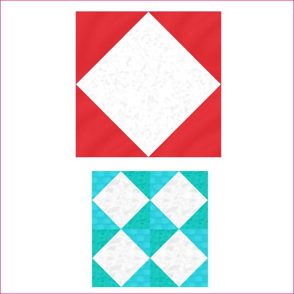 Make square in a square blocks any size. No Math. - Guidelines4Quilting