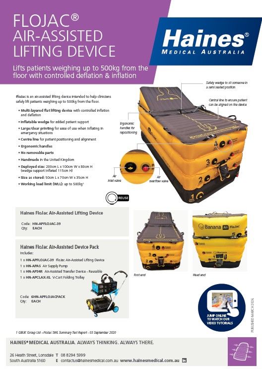 Haines Patient Transfer Mats & Boards Catalogue