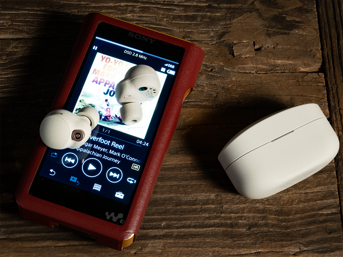 Sony XM4 with Walkman DAP