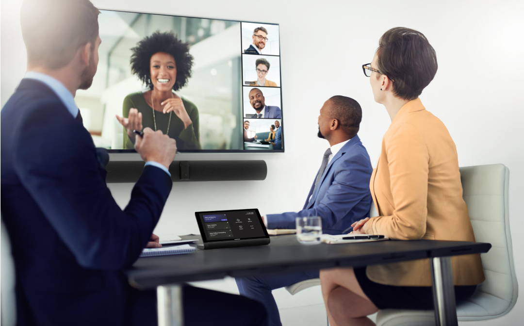 hybrid experience powered by Crestron Intelligent Video