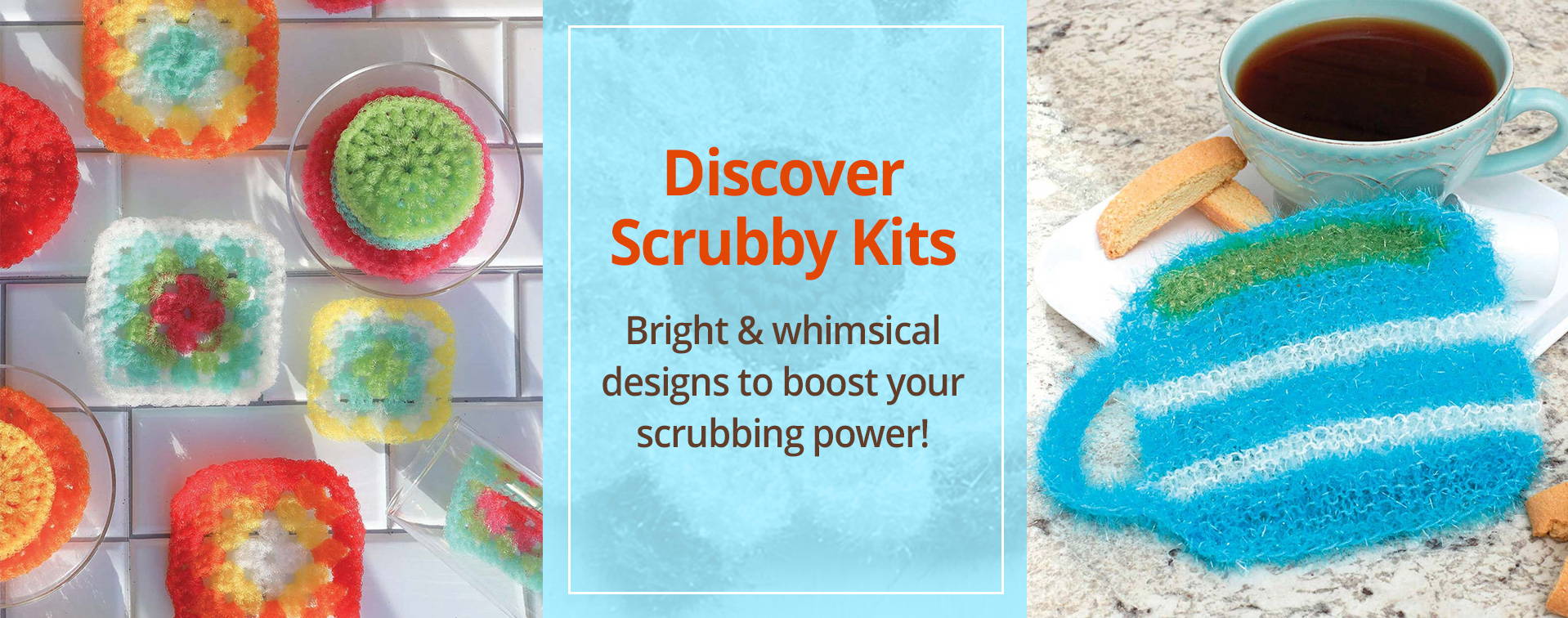 Discover Scrubby Kits Bright and whimsical designs to boost your scrubbing power!