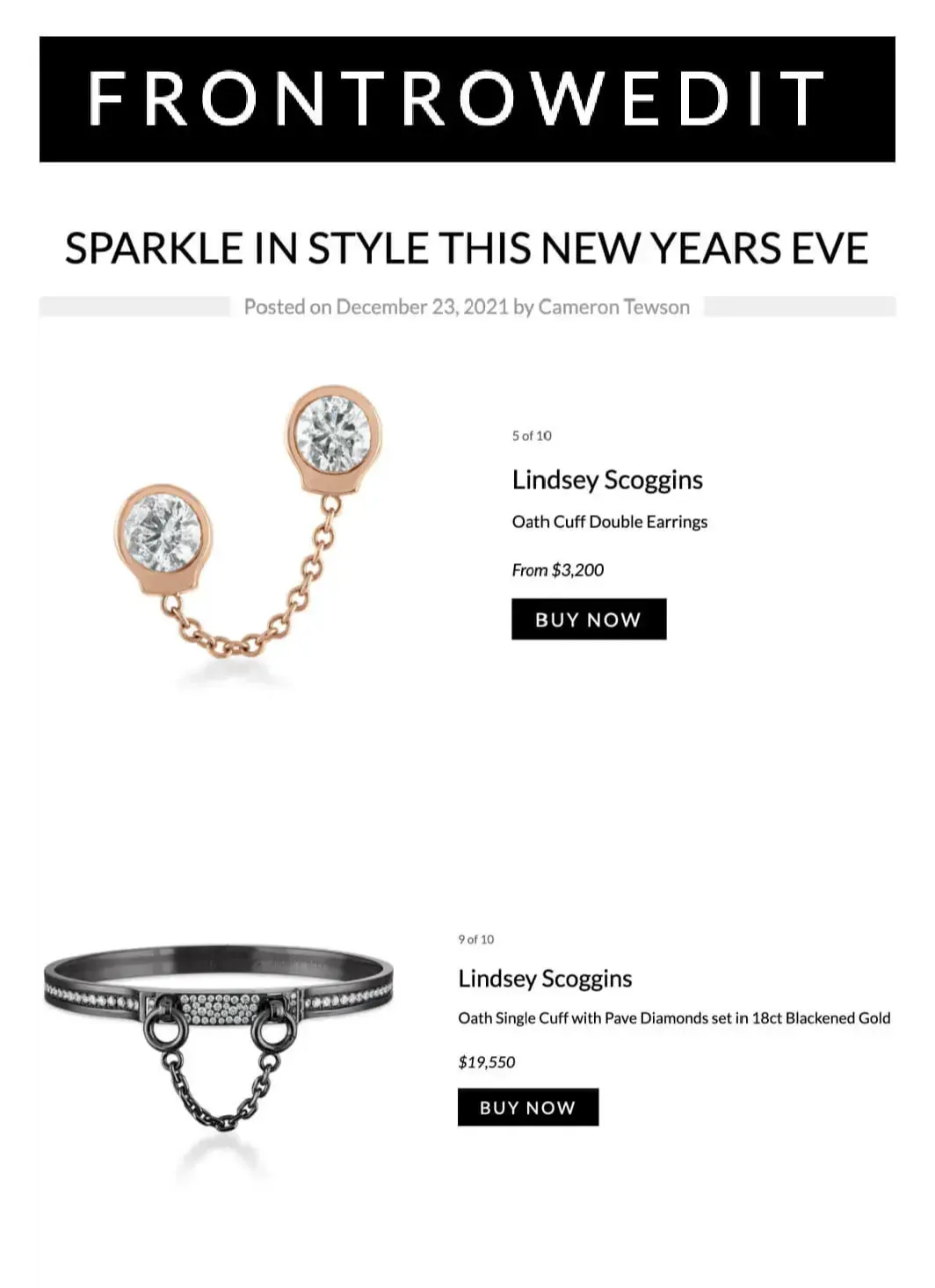 The Front Row Edit x Lindsey Scoggins Studio