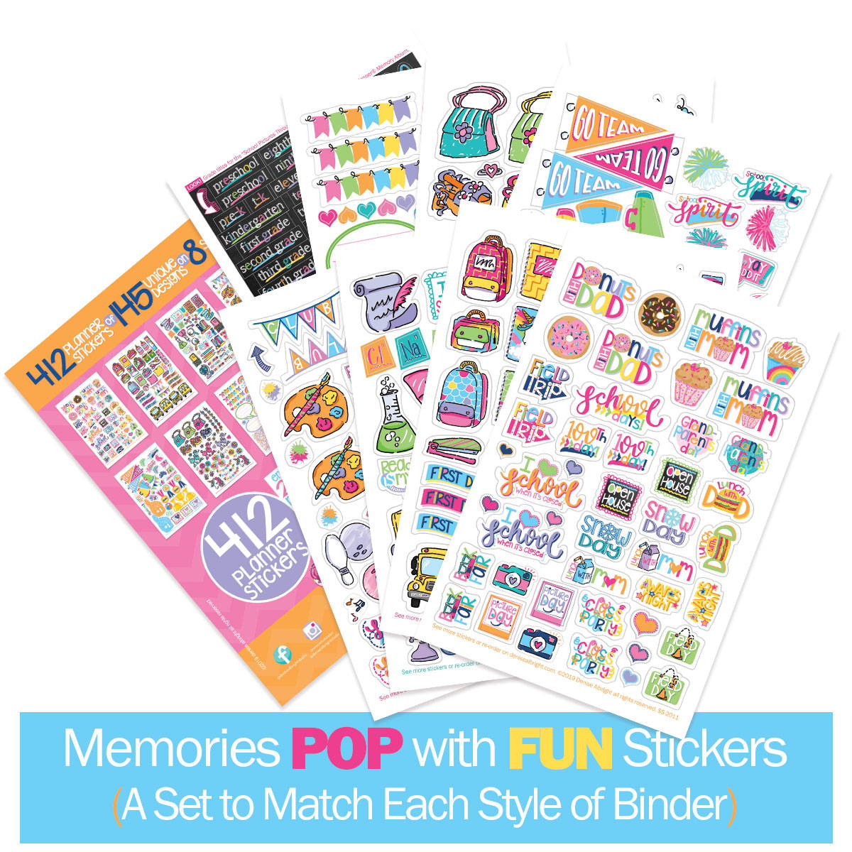 Shop School Stickers