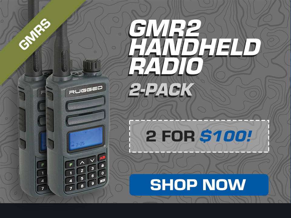GMR2 Handheld Radio - 2 for $100 Special
