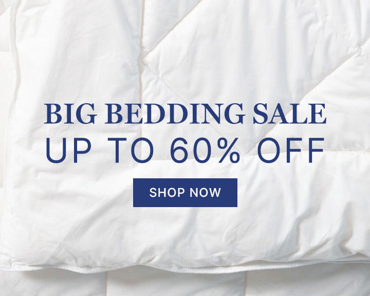 Big Bedding Sale, up to 60% off