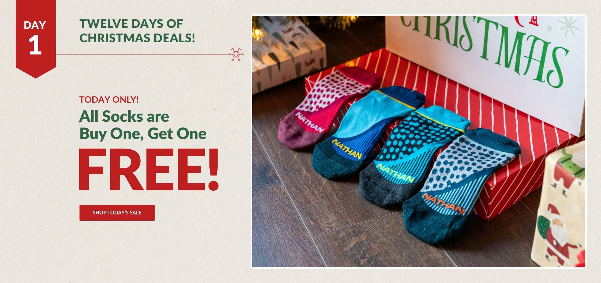 Today Only! All Socks are Buy One, Get One Free - Shop Today's Sale