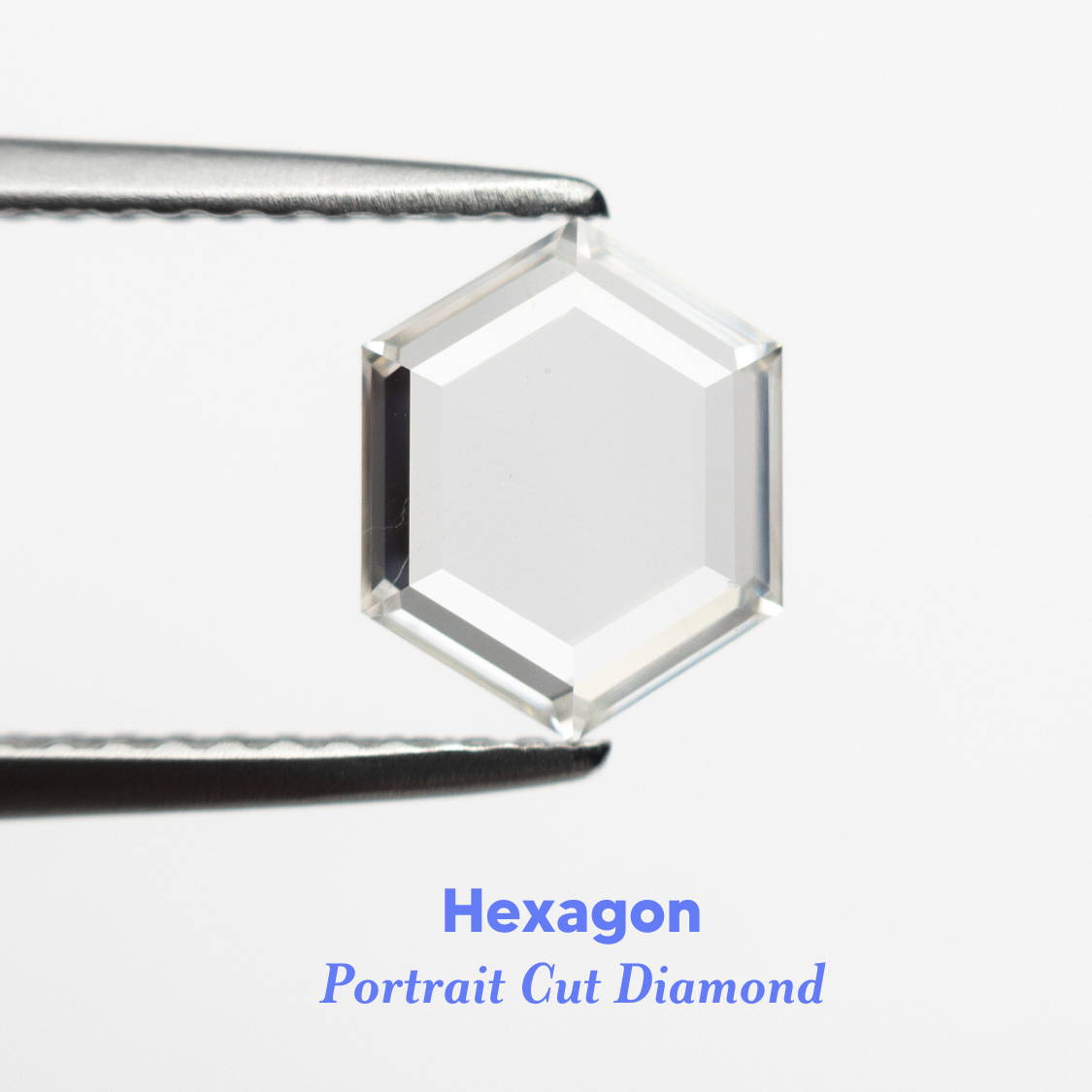 hexagon portrait cut diamond