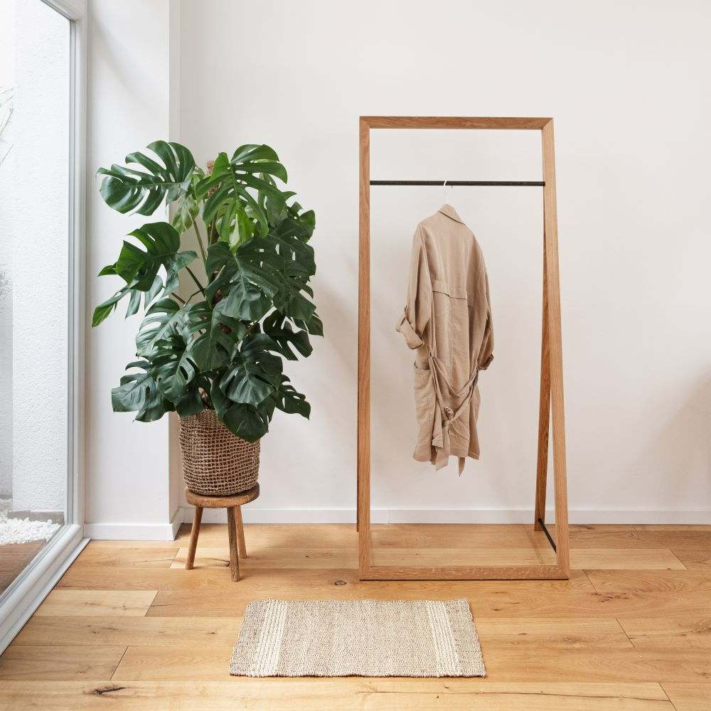 Framed clothing hanger