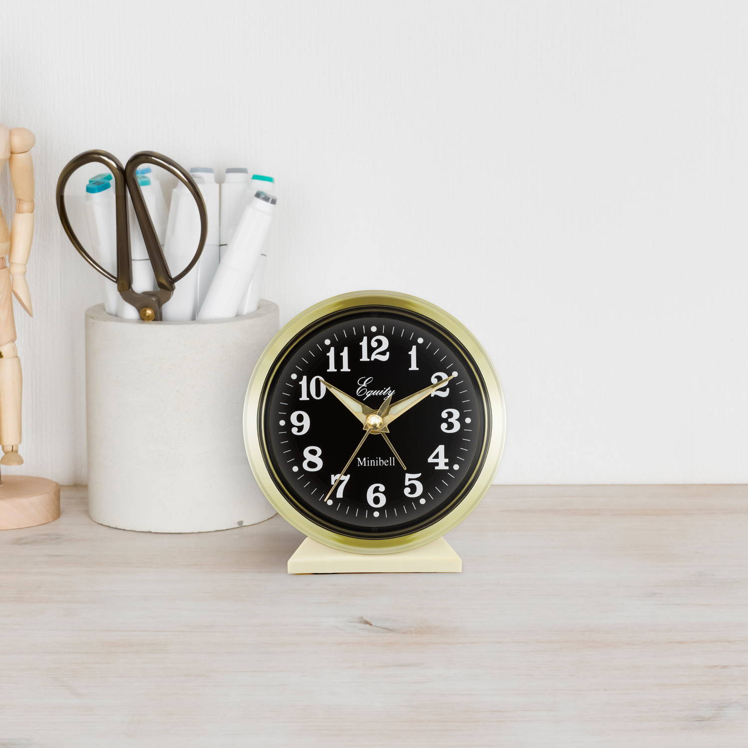 Analog Brass Keywind Alarm Clock