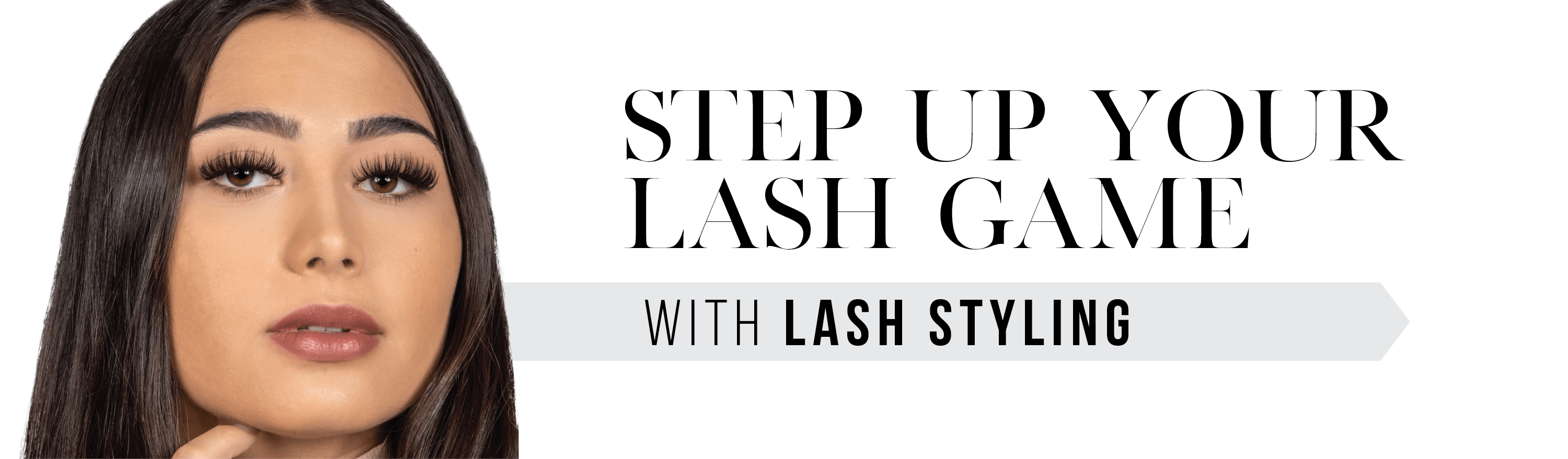 Girl with spike lash style. Step up your lash game with Lash Styling
