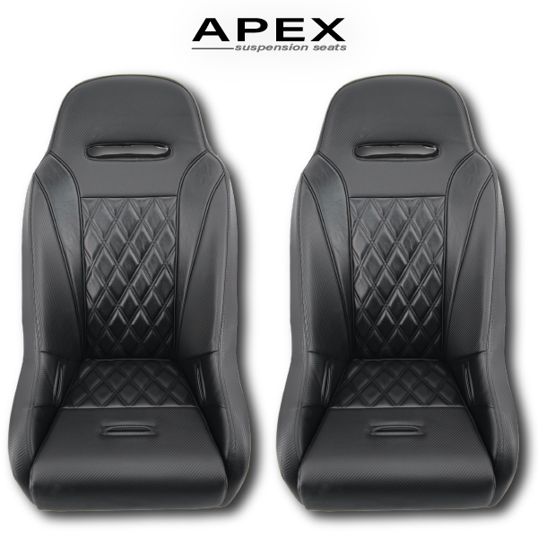 Black Apex Suspension Seat 