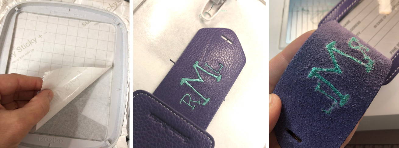 Embroider a Luggage Tag