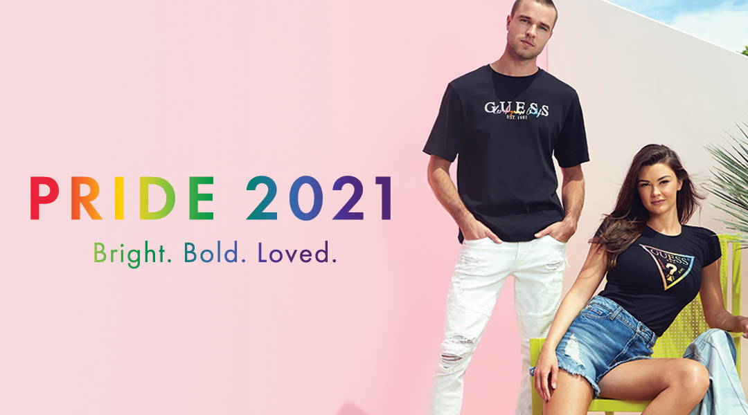 GUESS Pride inspired collection for men and women 2021