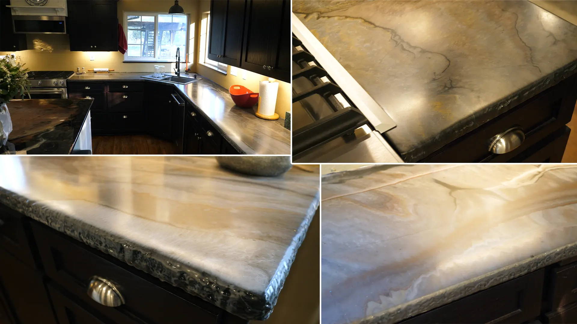 Keep them clean with non-abrasive countertop cleaners and enjoy your transformed space!