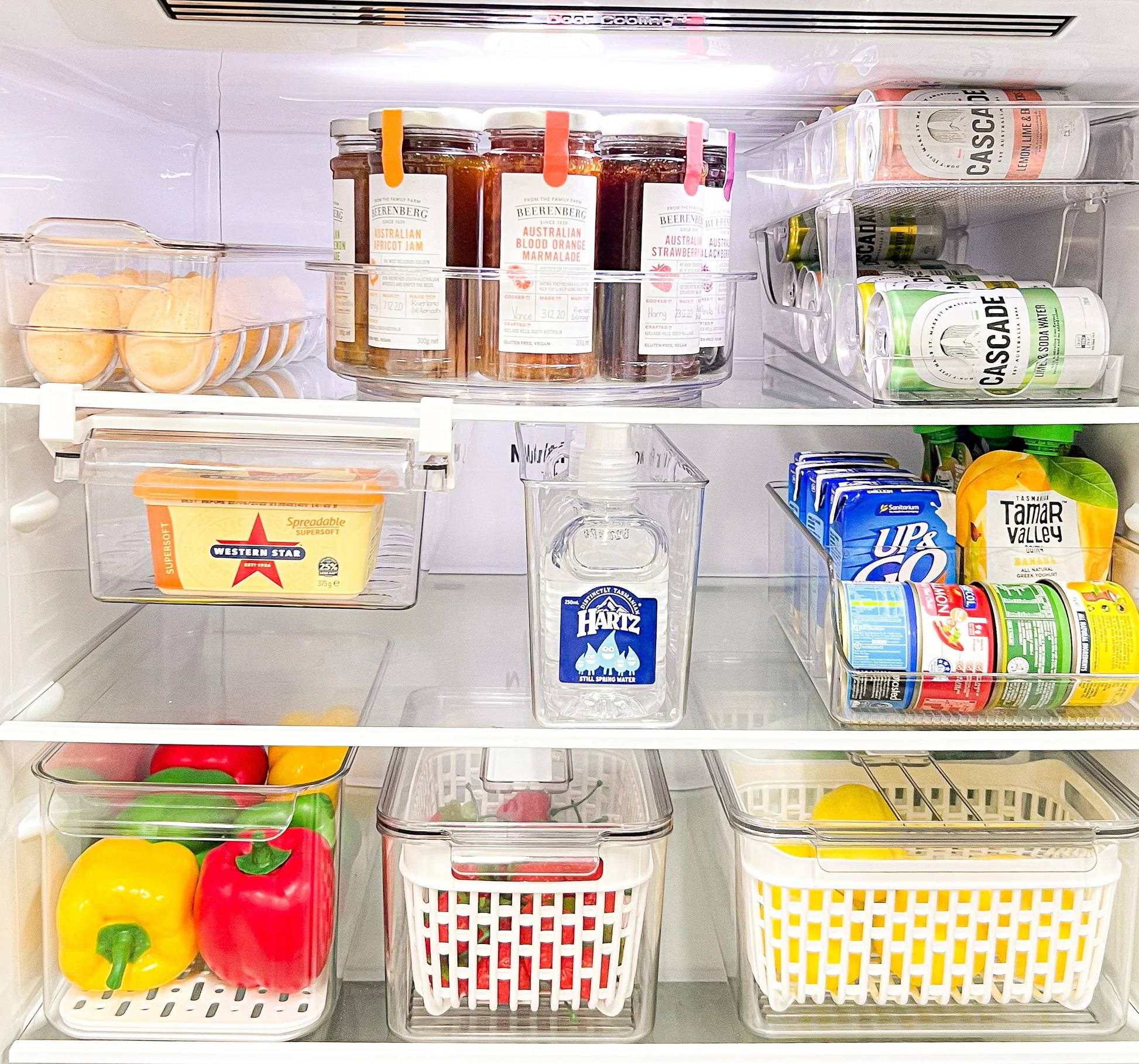 Fridge Organization & Food Prep Tips  Fridge organization, Bottle fridge,  Uses for mason jars