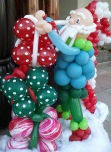Holly Balloon Sticks