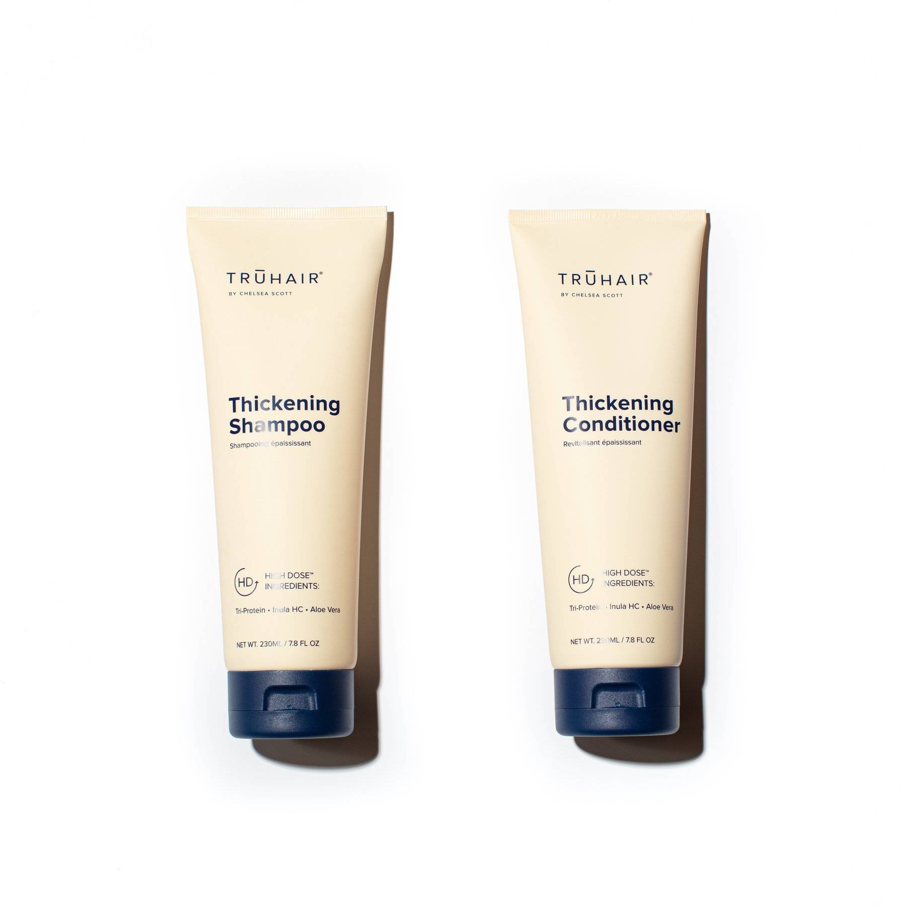 TRUHAIR Thickening Shampoo & Conditioner - Thick Hair in Five Washes –  TRUHAIR by Chelsea Scott