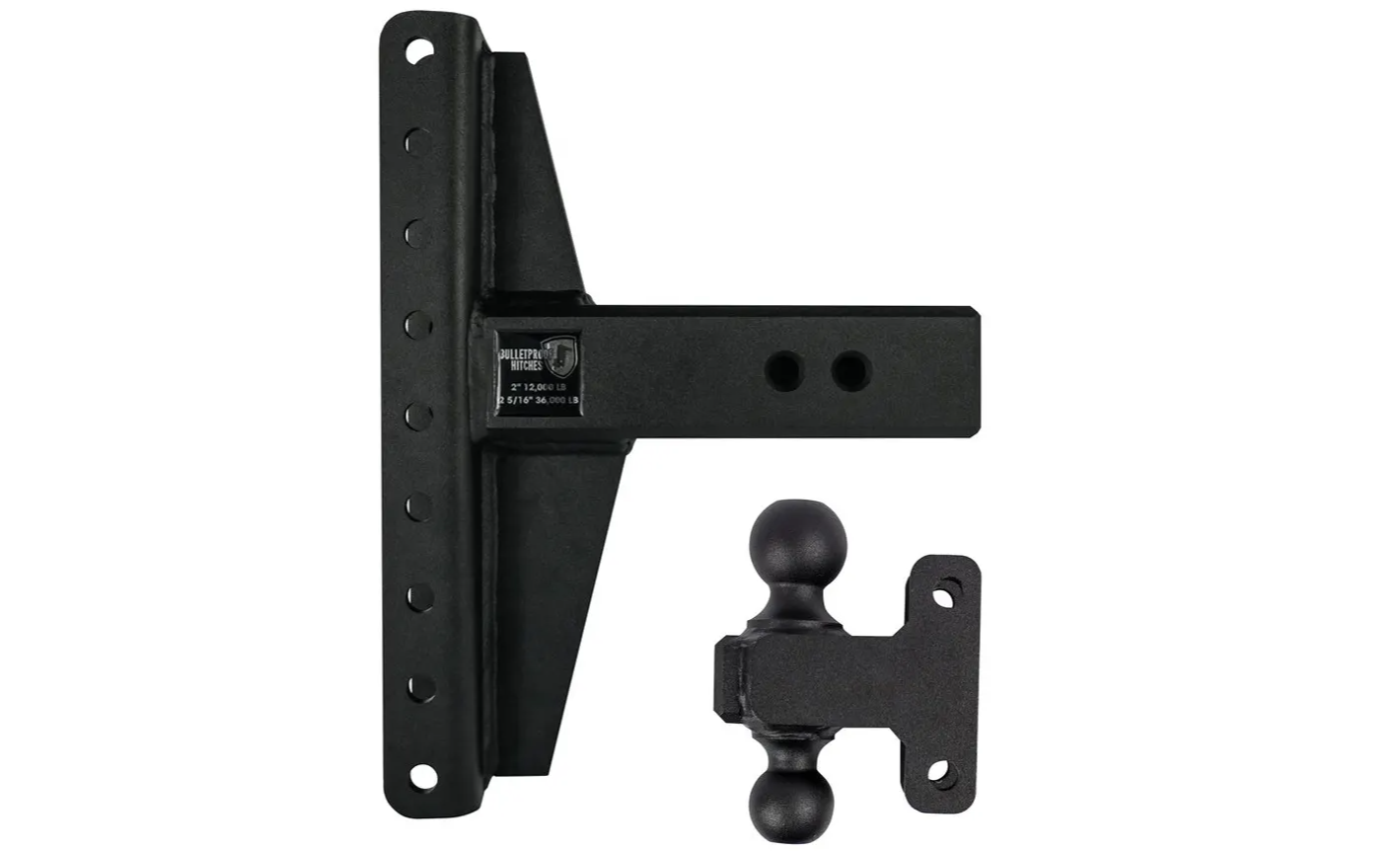 BulletProof Powder Coated Hitch and Ball Mount
