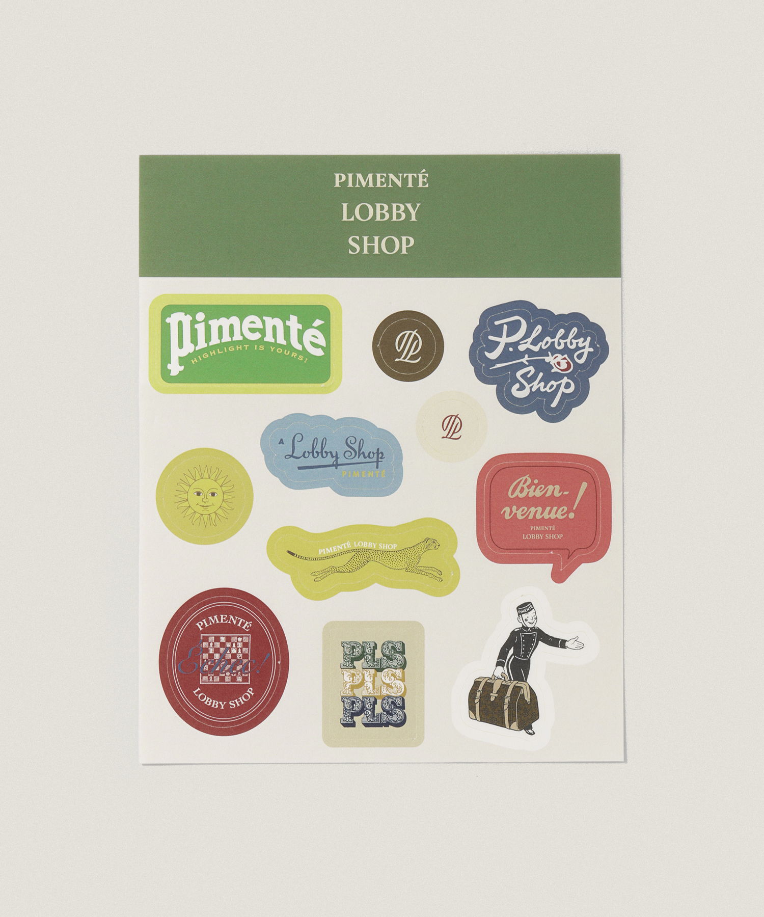 PIMENTÉ LOBBY SHOP オリジナルステッカー