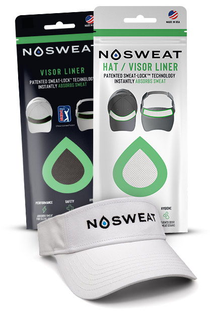 Black & White Visor Sweat Liners 
