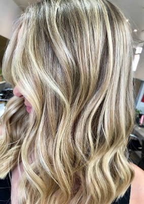 blonde balayage hair