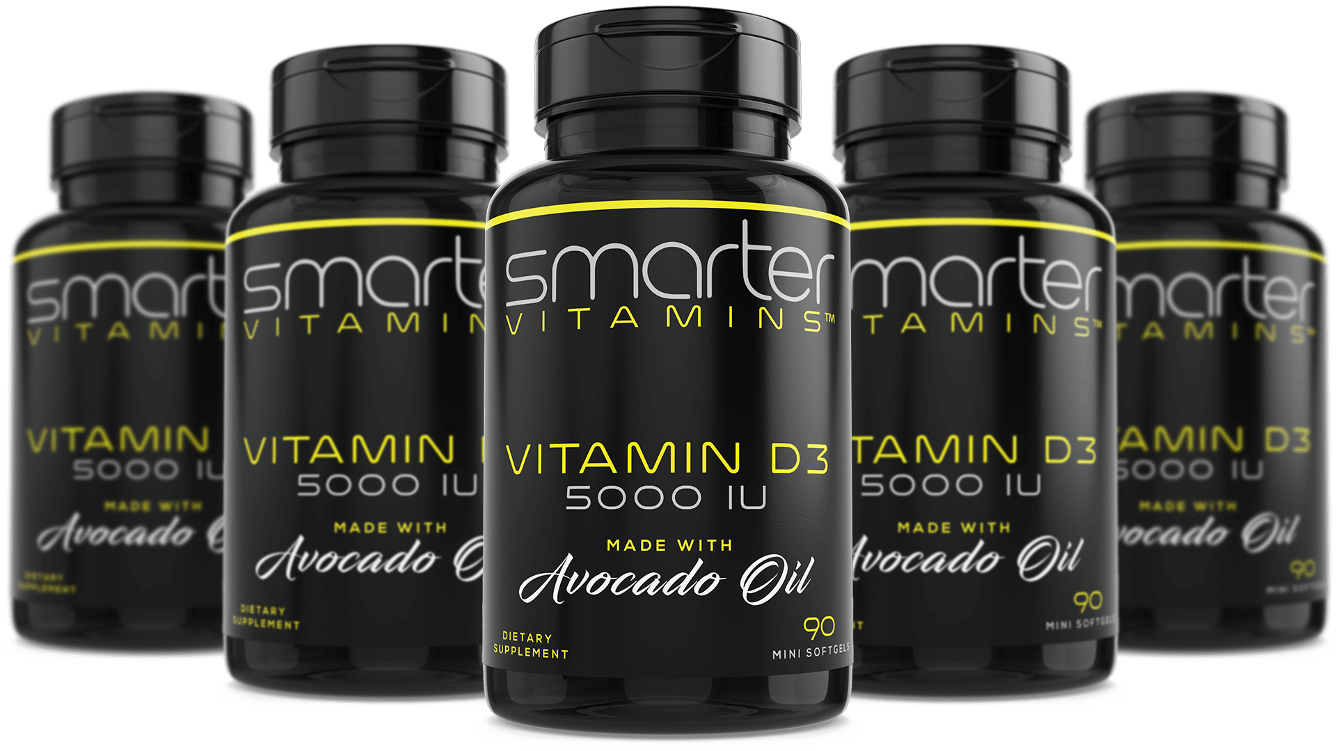 5 bottles of Vitamin D3. 15 month supply.