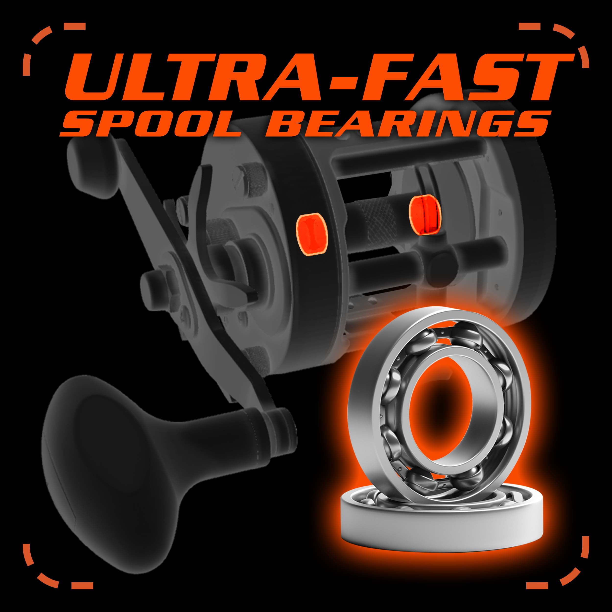 Ultra-fast spool bearings