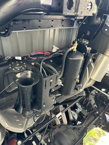 2025 RAM 1500 Stealth STD plus tire inflation kit install