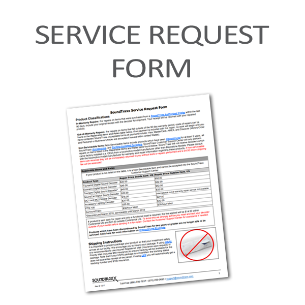 Service Request Form