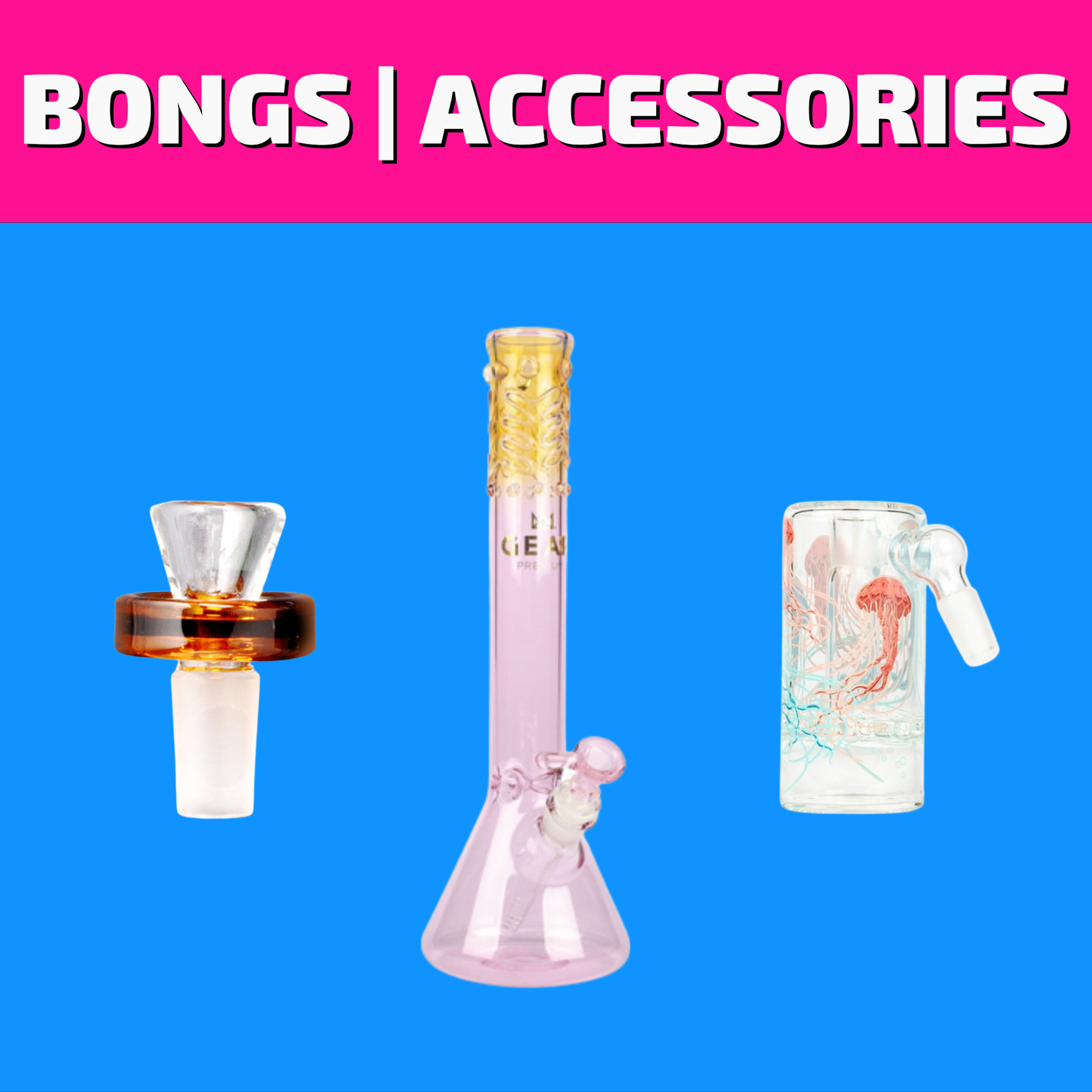 Shop the best selection of Bongs, Bowls, Cleaners, and Ash Catchers online for same day delivery in Winnipeg or visit our dispensary on 580 Academy Road.  
