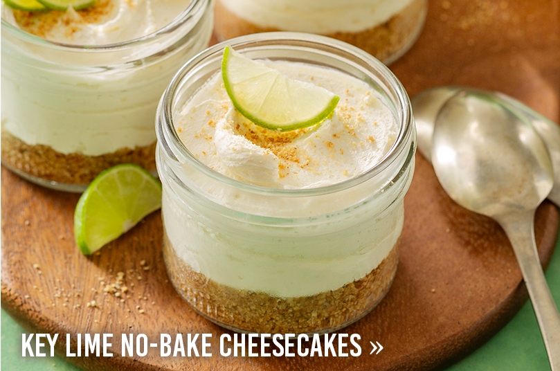 key lime no-bake cheesecakes recipe