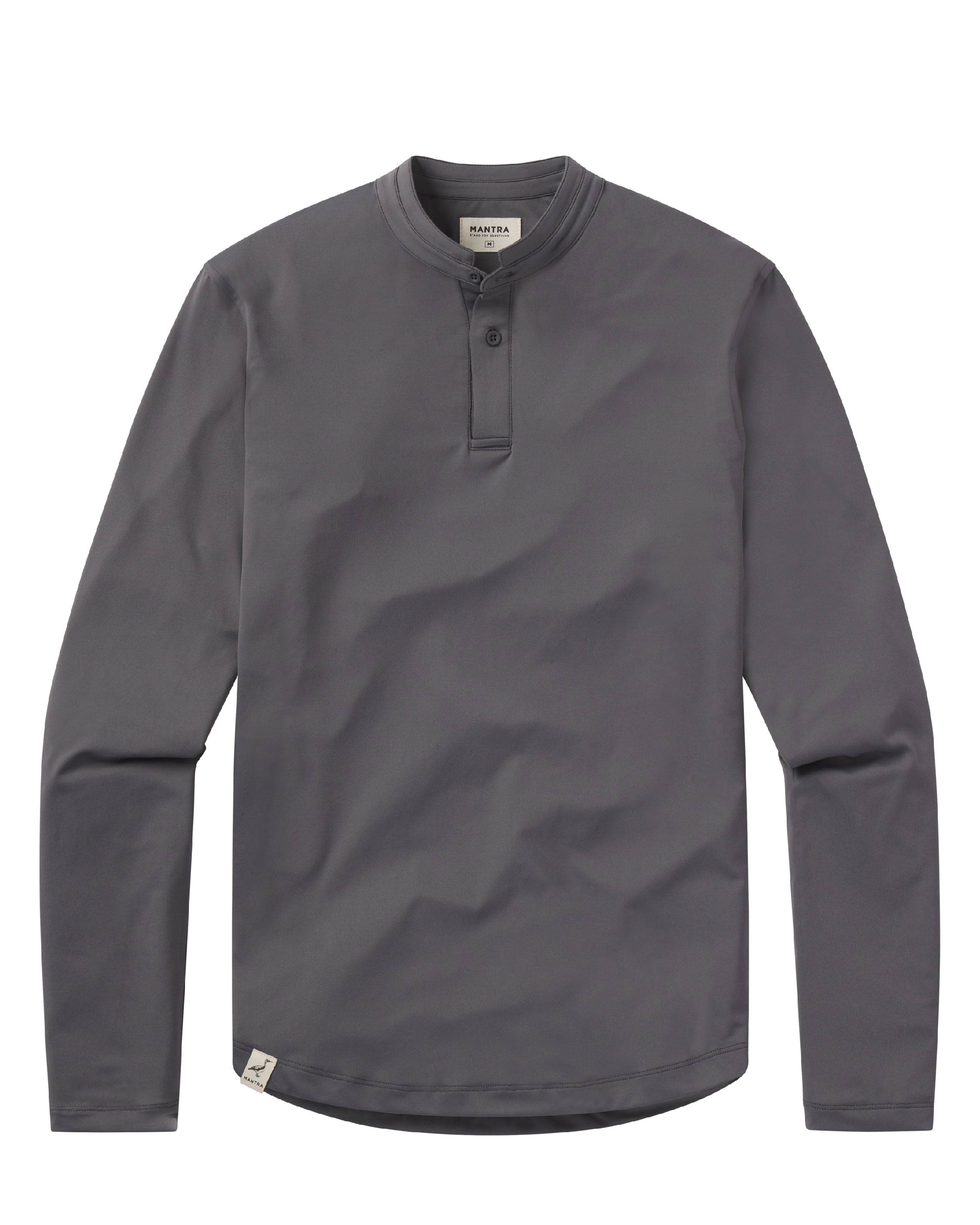 CATALYST POLO L/S - MANTRA COLLAR - VOLCANIC ASH color selector