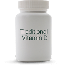 Traditional Vitamin D Bottle