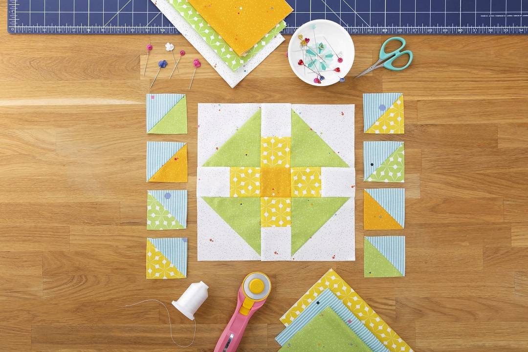 Block of the month program - monthly quilt kit subscription