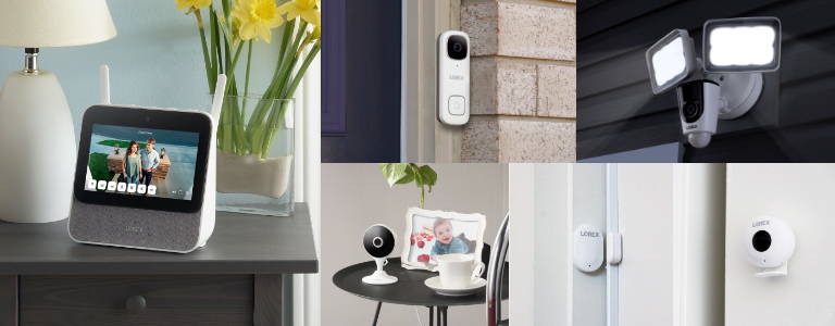 Lorex Smart Home Security Center and Wi-Fi security products