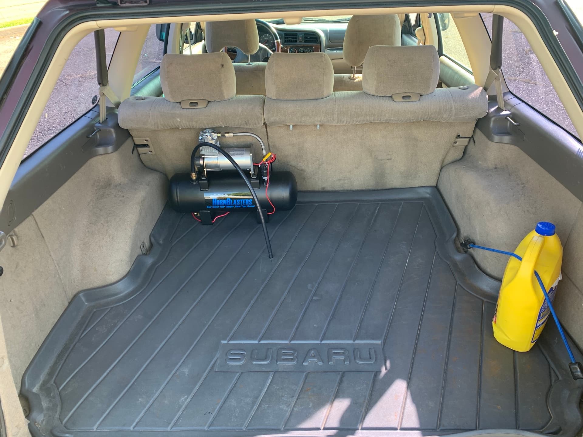 Adam's 2001 Subaru Outback Train Horn Install