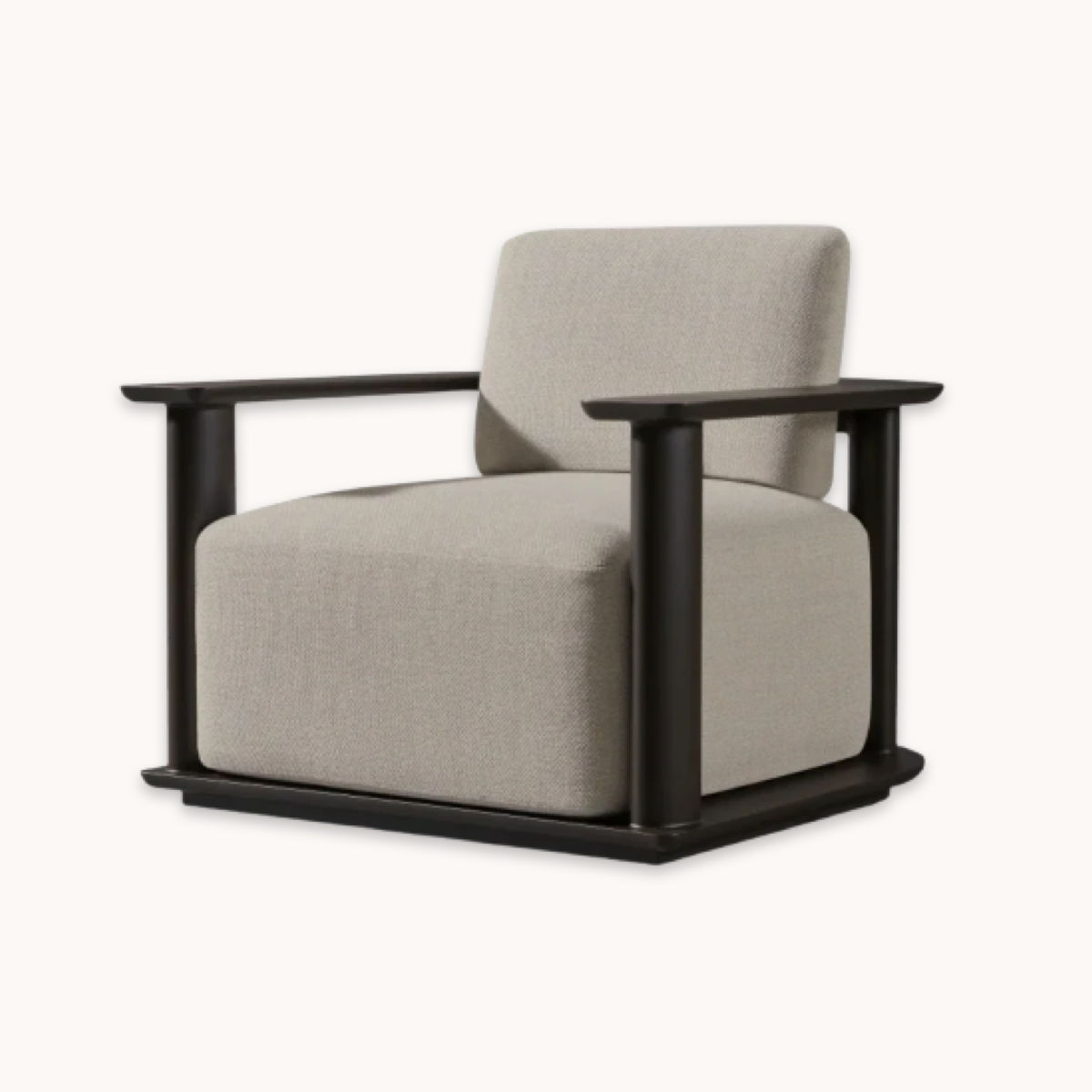 Newport aluminum barrel chair