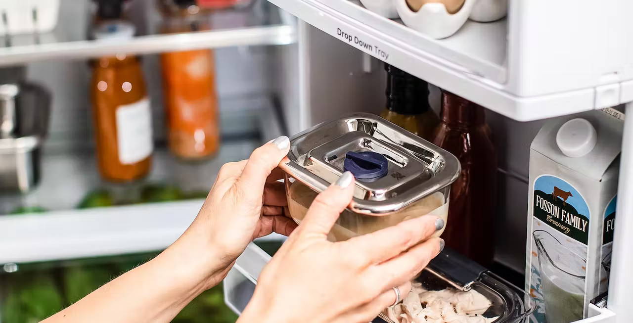 getting dressing out o refrigerator