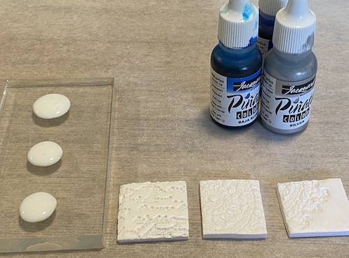 tinting your polymer clay with alcohol ink