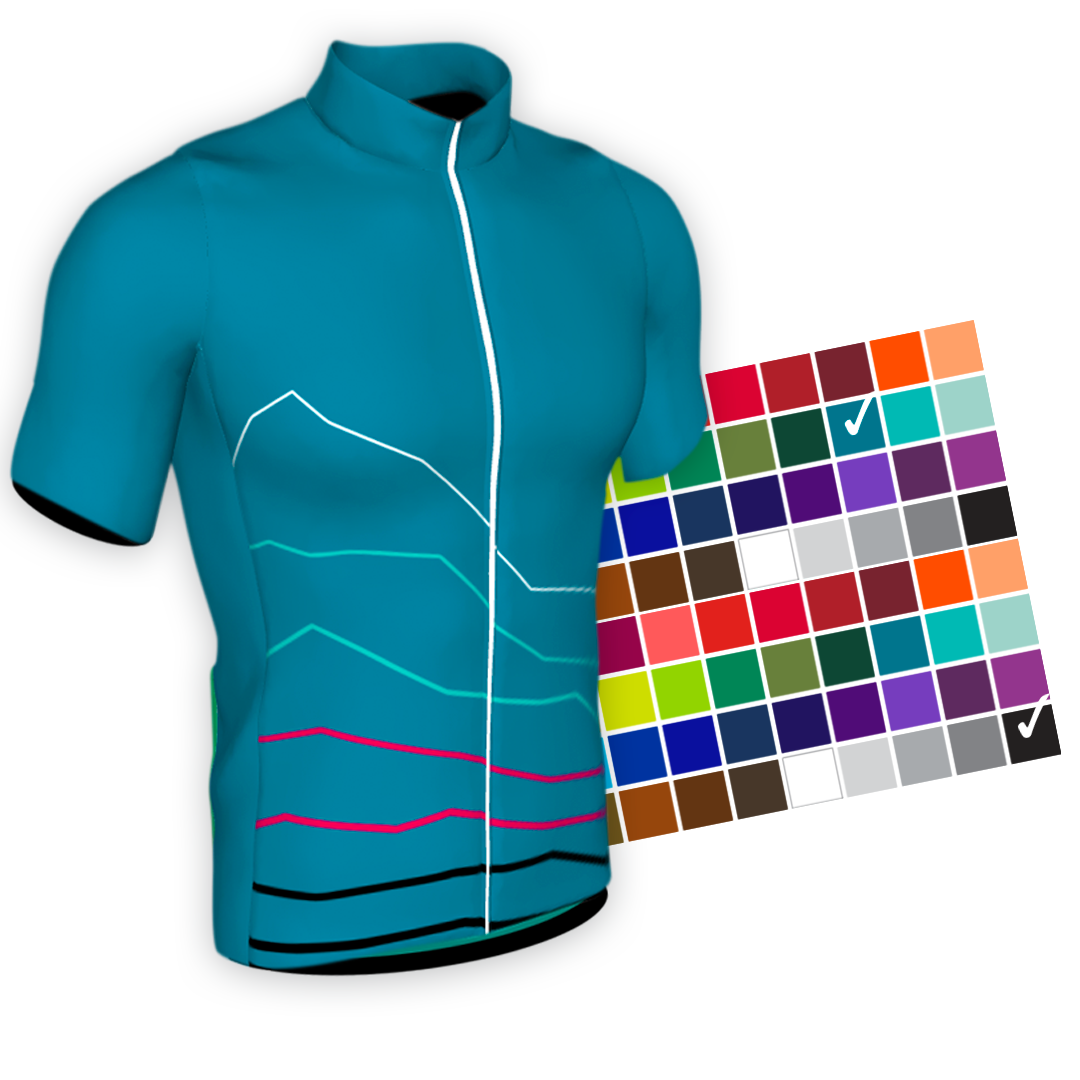 custom cycling jerseys - change your colors