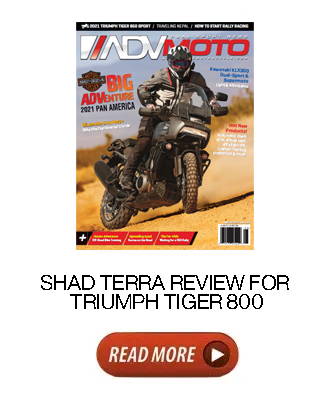 SHAD TERRA Review for Triumph Tiger 800