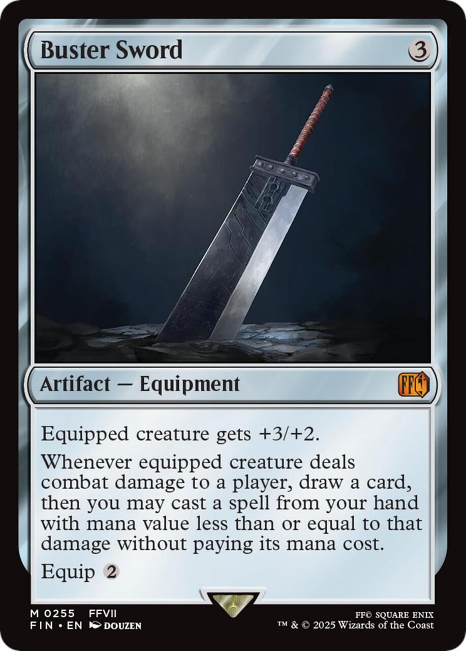 Buster Sword, one of the best cards of 2025.