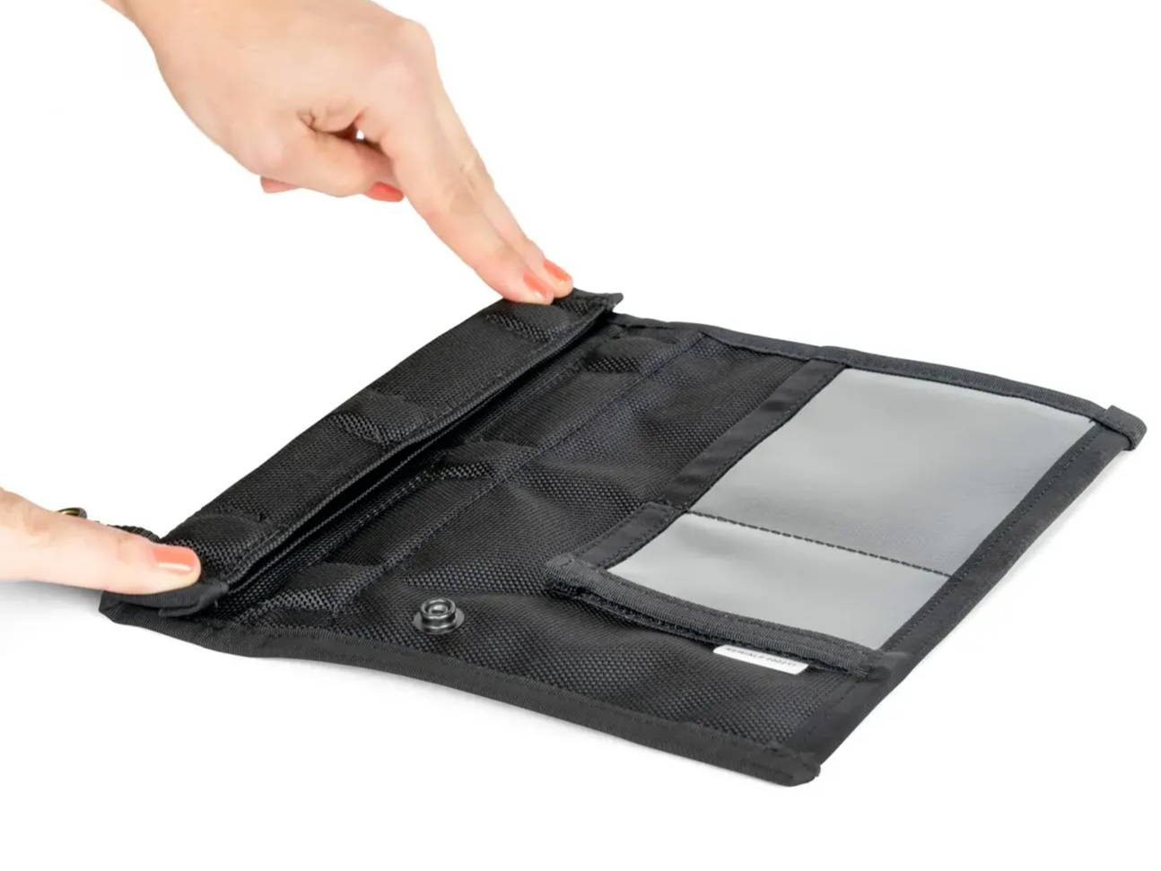 Mission Darkness NeoLok Window Faraday Bag for Phones ( Easy to Use Magnetic Closure) // Device Shielding for Law Enforcement & Military, Data Security, Anti-hacking & Anti-tracking Assurance