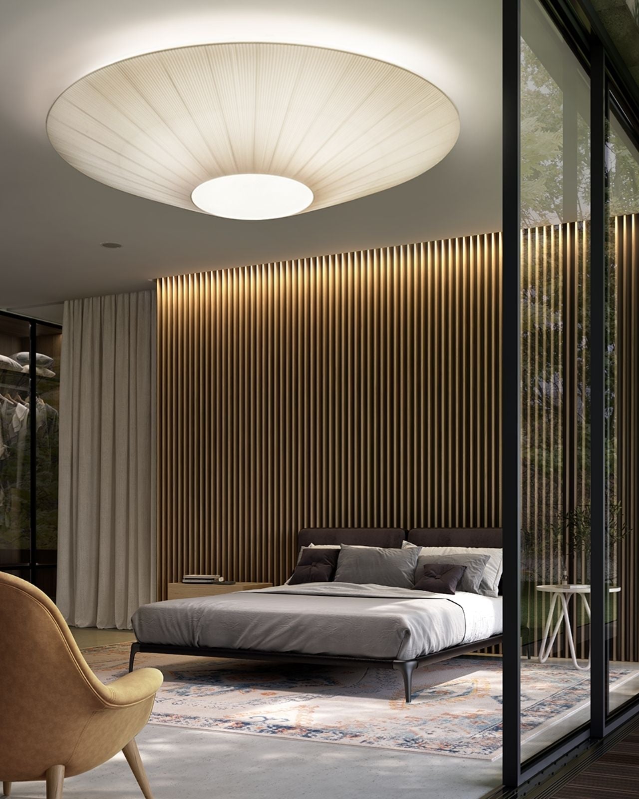 Spanish Ribboned Ceiling Light