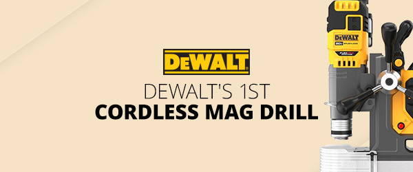 Dewalt's 1st Cordless Mag Drill