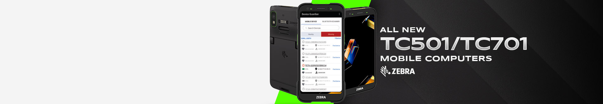 Zebra TC501 TC701 AI-Powered Mobile Computers